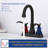 Bathroom faucet with 360 degree turn spout