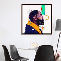 Nipsey Hussle by Evan Williams - Wrapped Canvas Painting Print East Urban Home Size: 18 H x 12 W x 1.5 D