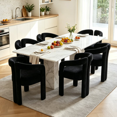 Ensemble de 2 chaises demi-tonneau Accent