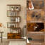 Berwaldt 183cm H x 70cm W Geometric Bookcase-1253091129