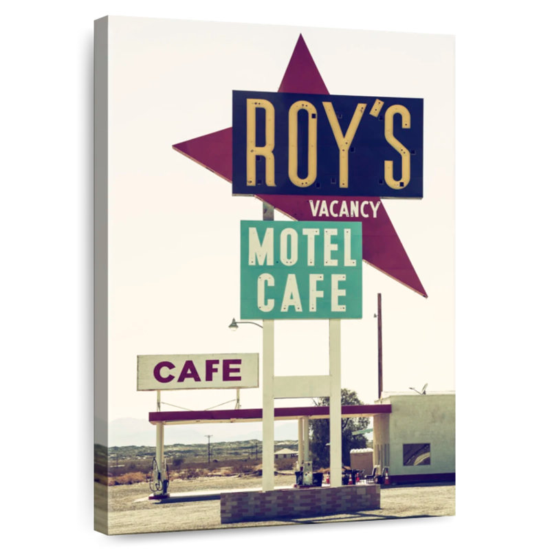Tergel American West Roy's Motel Cafe, 48" H x 32" W