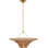 Elona Chandelier in Hand-Rubbed Antique Brass with Wicker