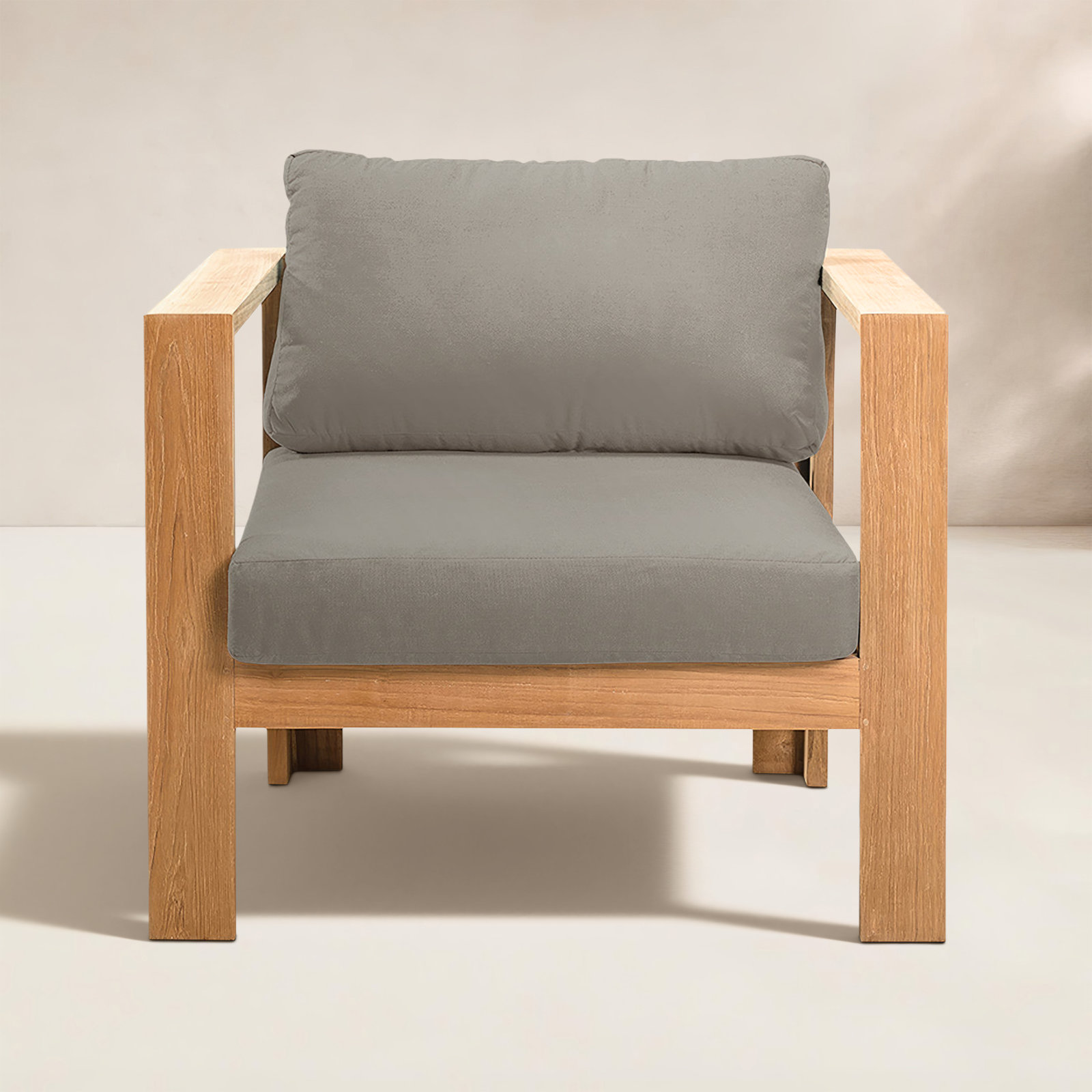Sonoma Sunbrella® Patio Lounge Chair, Canvas Charcoal Sunbrella® Canvas