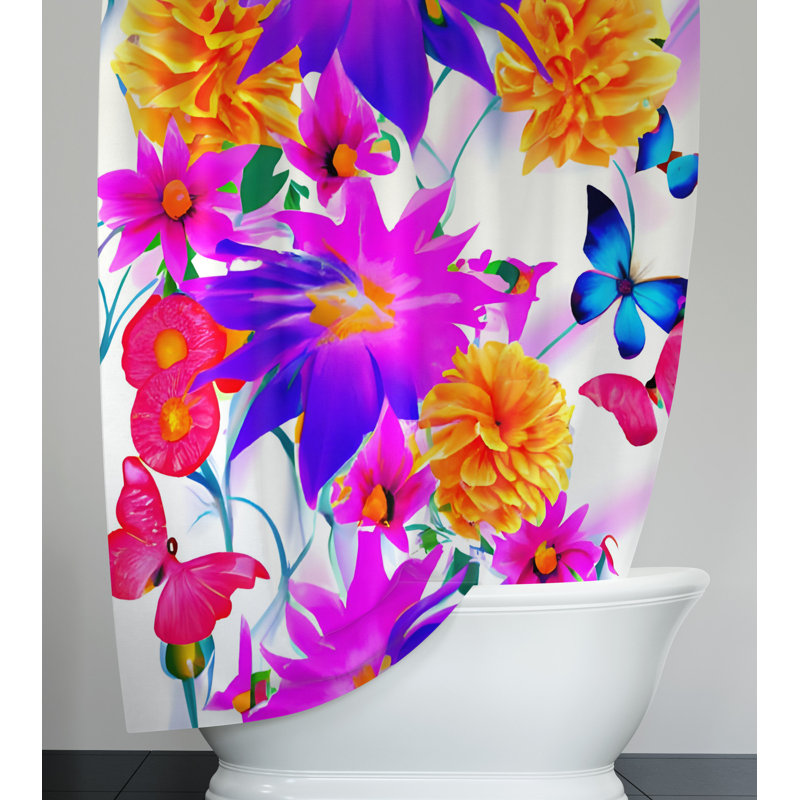 Rideau de douche Cyntha, H 72 po x l 70 po
