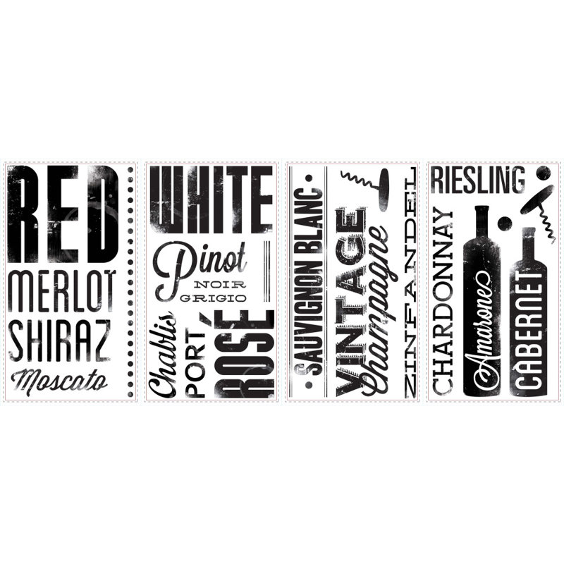 Food And Beverage Non-Wall Damaging Wall Decal