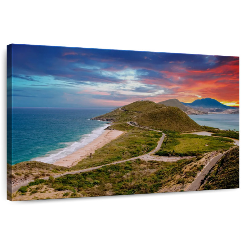 Nicci St. Kitts Landscape, H 32 po x l 48 po