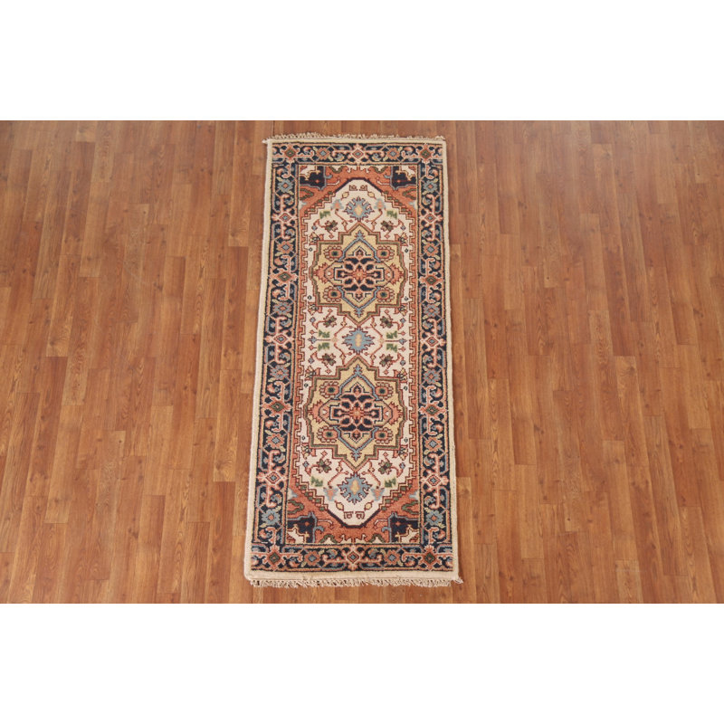 Tapis oriental ivoire traditionnel 3 x 6