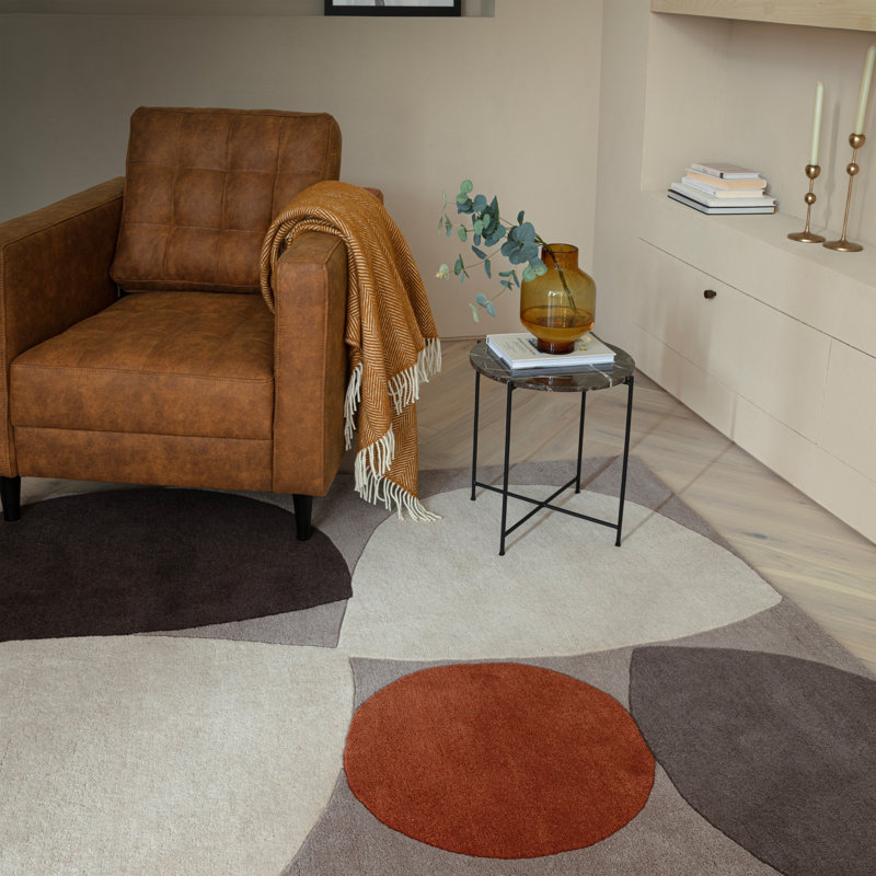 Wool Hand Tufted Area Rug, Rectangle 120 x 170 cm