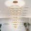 Lustre moderne à DEL avec anneaux à haut plafond-730542314-730542319