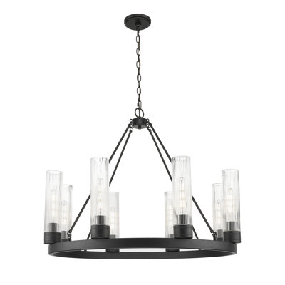 Jaiwan - Lustre 6 lumières avec abat-jour