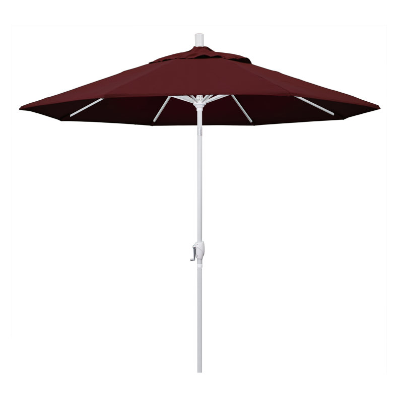 Parasol de marché 9 pi Ayomipo, Bourgogne performance toile, Brun