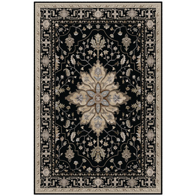 Tapis rétro antidérapant à motif médaillon Sunflower