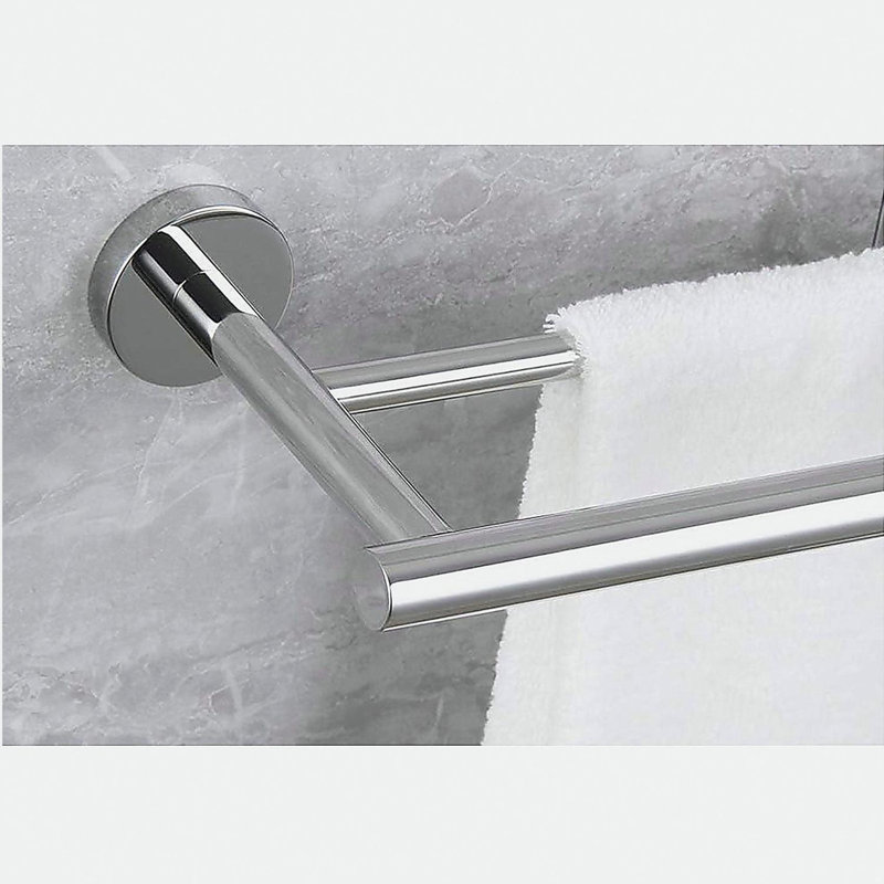 23.6'' Towel Bar Wall Mounted, Chrome