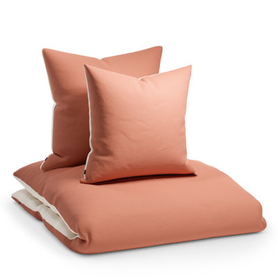 Polyester Unicoloured Duvet Cover Set with Pillow Shams Included