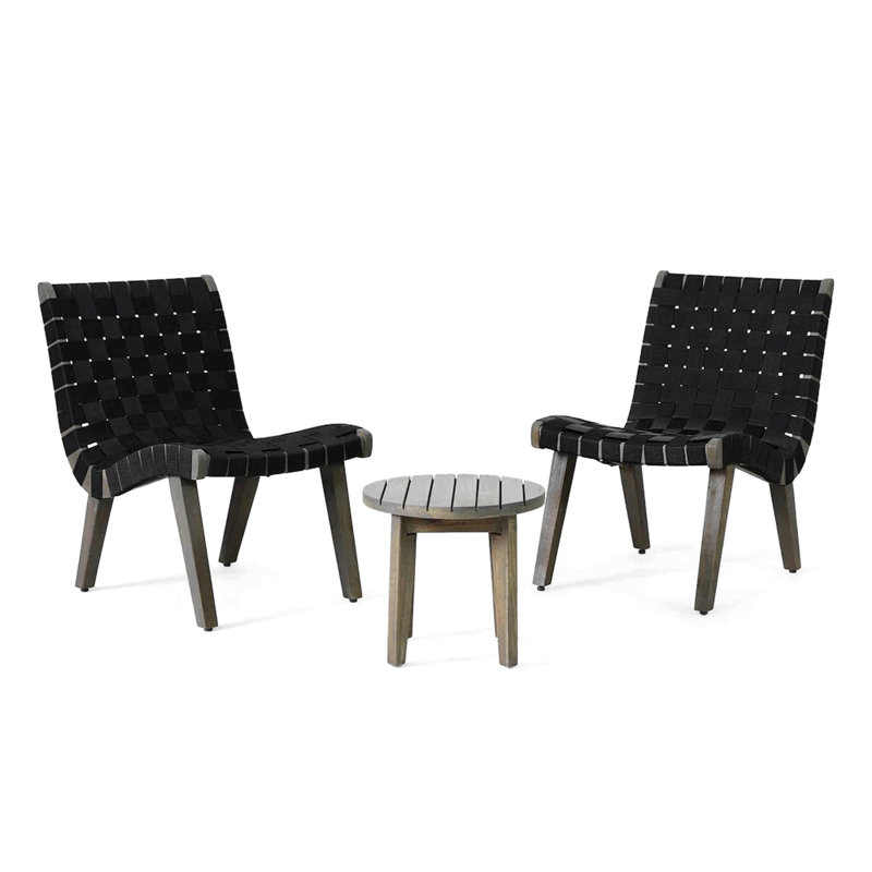 Ensemble de conversation d'extérieur 3 pièces
