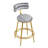 27.65'' Modern Counter Stools Set Of 2,Dark Gray Velvet Counter Stools With Iron Frame,Soft Back And Cushion,Footrest,Suitable For Kitchen/Bedroom/Dining Room-773338501