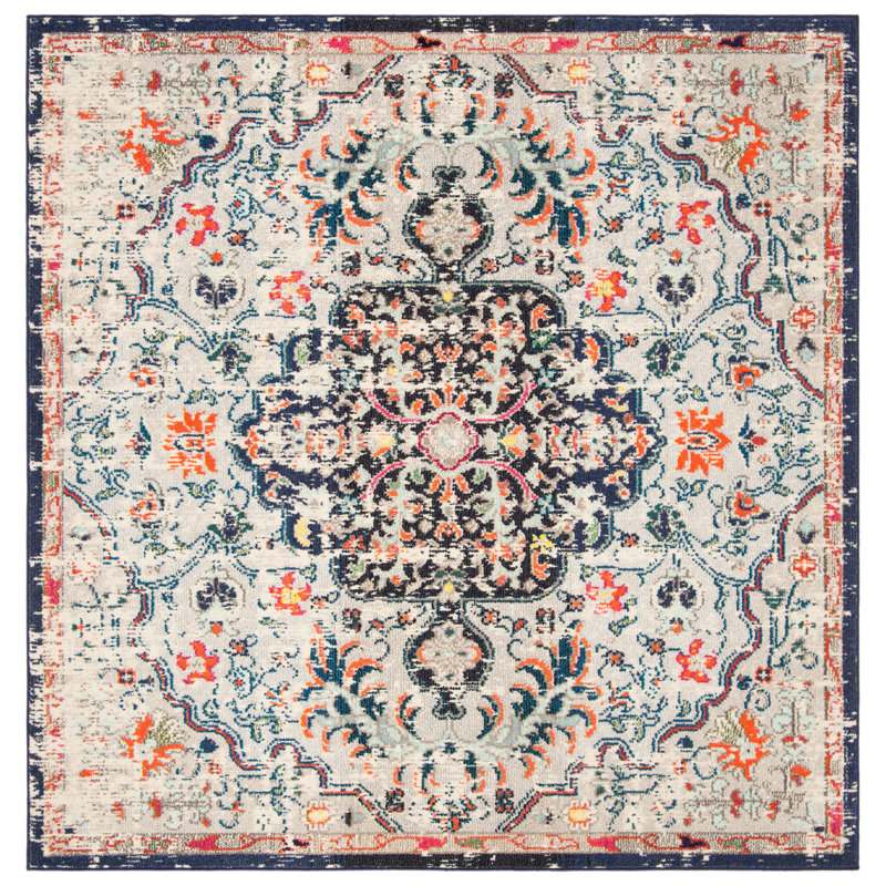 Tapis beige Felty, Carré 5 pi