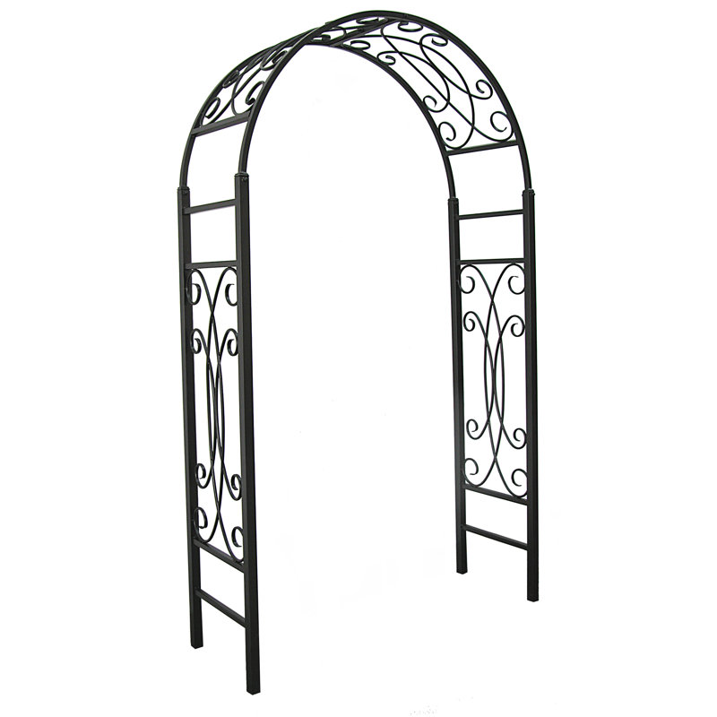Tonnelle en acier Bradford, Noir antique