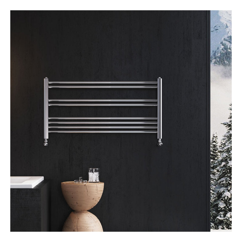 Straight Towel Rail Heated Towel Rails, 500mm H x 980mm W x 30m D