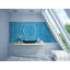 Carrelage mural mosaïque en verre 11 po x 12 po Art Deco