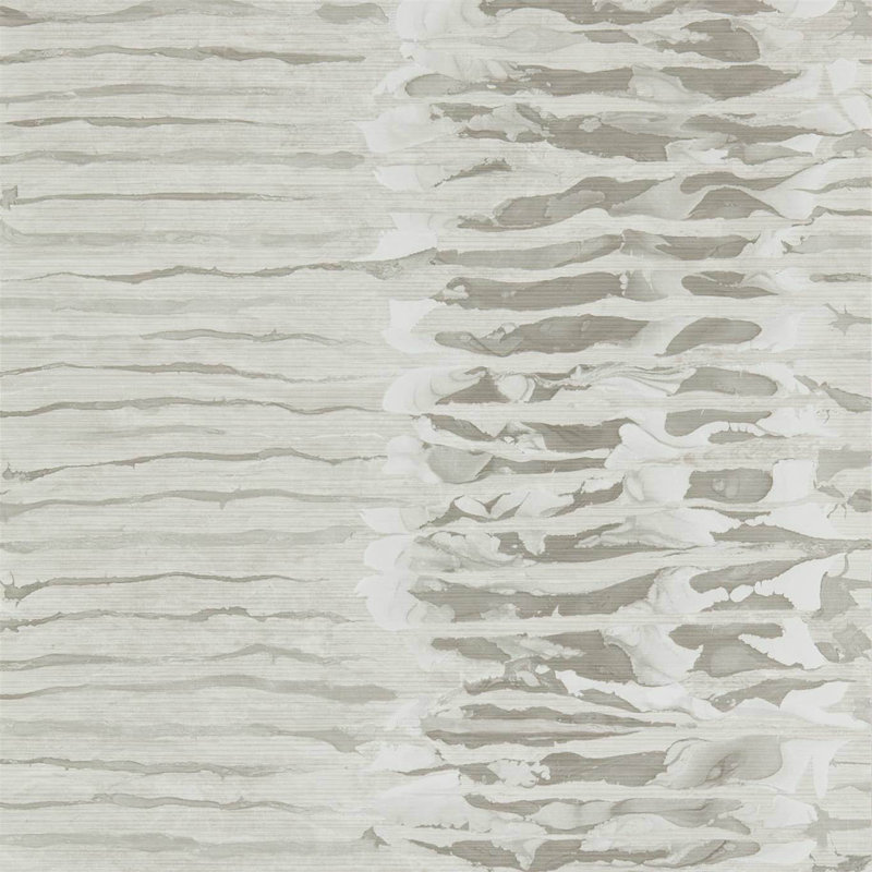 Ripple Stripe Wallpaper, Mist