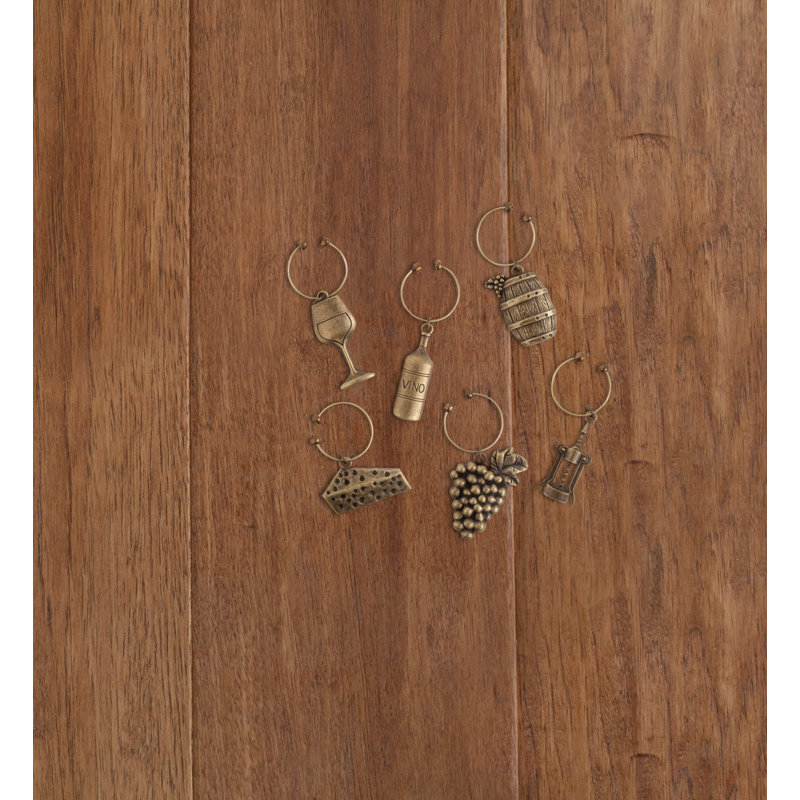Grapevine Gold Vineyard Wine Charms
