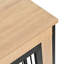 Dean Dog Crate Furniture with Two Rooms, Divider, and Removable Tray