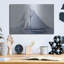 Breakwater Bay «Indigo Yacht 2» par Stellar Design Studio, art mural en métal, 24 po x 16 po-1717960882
