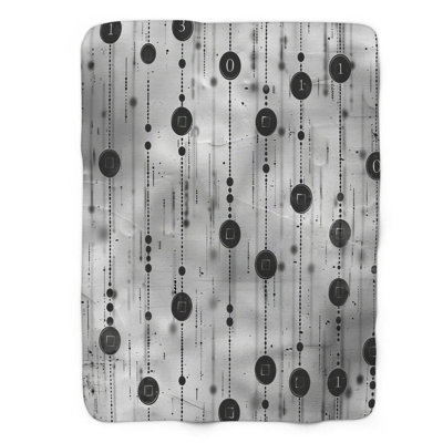 Data Stream - 1 Piece Premium Blanket