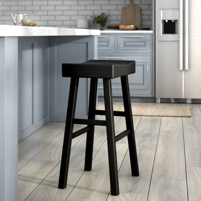 Gaiser Solid Wood Bar Stool with Solid Wood Frame