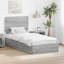  Bed Frame With Drawer Grey Sonoma 100 X 200 Cm Engineered Wood-762324786-762324791