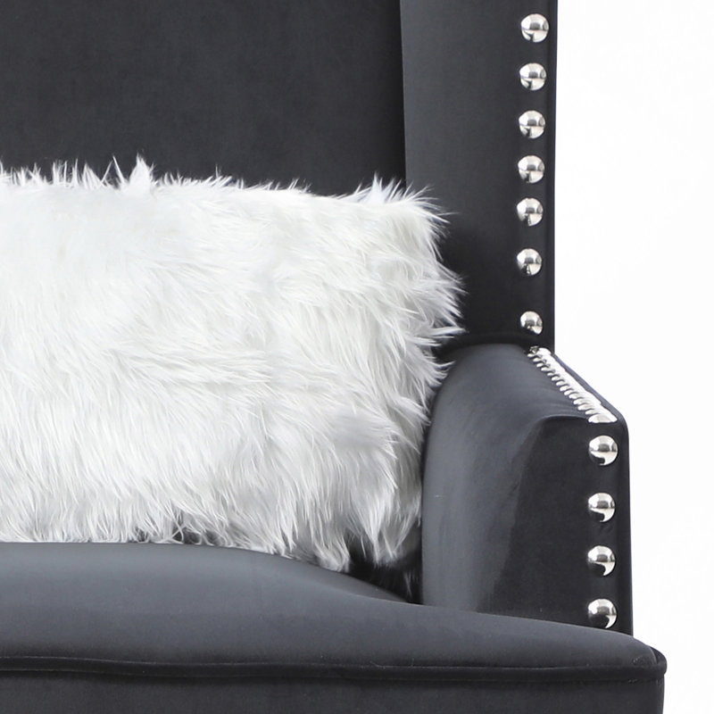 Chaise d'appoint Elegant Traditional, Noir