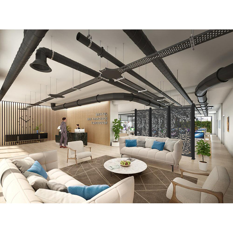 178cm H x 89cm W Charcoal Wood Plastic Composite Privacy Screens with 1 Panel