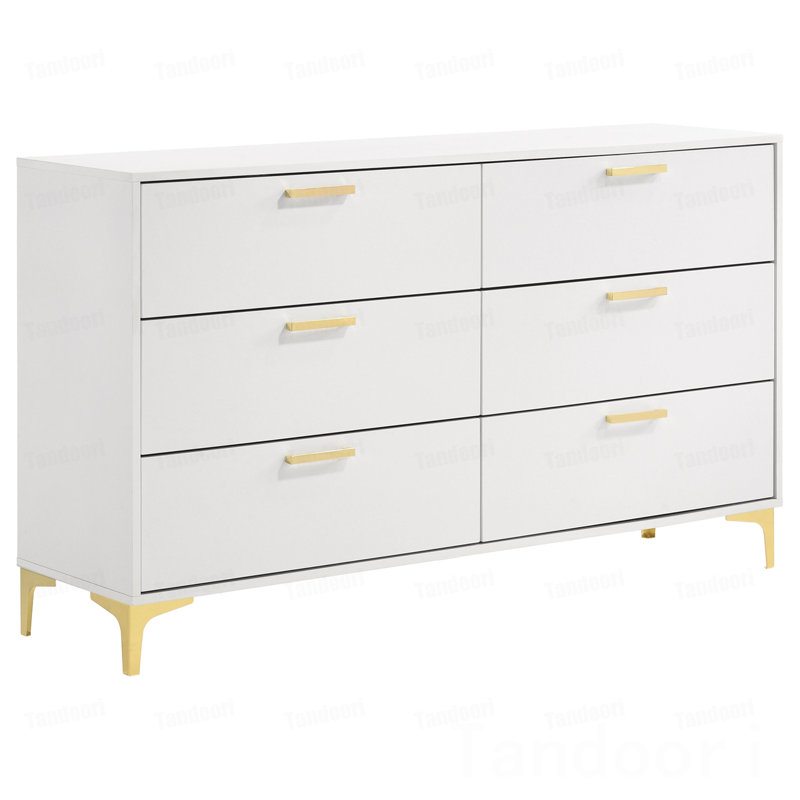 Commode rectangulaire à 6 tiroirs