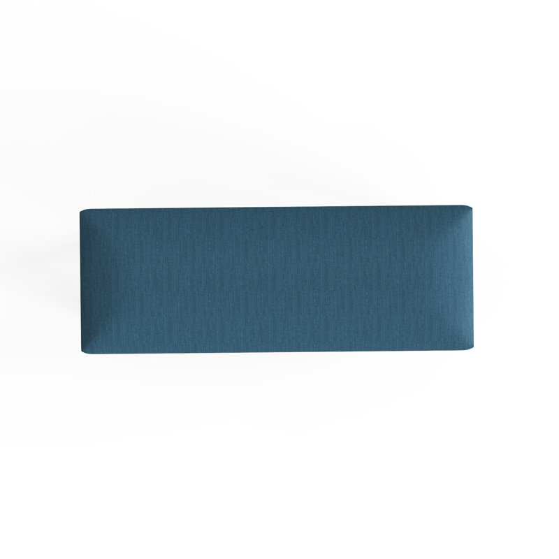 Caver 98cm Wide Rectangle Solid Colour Ottoman with Storage, Teal