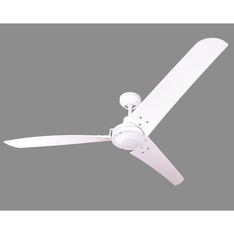 Nunn 140cm Ceiling Fan, White, Remote is not included