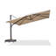 Parasol carré en porte-à-faux 156 po sans base Shameen, beige-8509865