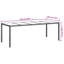 Table de patio en verre trempé et poly rotin Latitude Run®-1820440977-1820440982