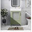 Meuble-lavabo de 20 pouces avec lavabo en céramique et beaucoup de rangement - idéal pour les petites salles de bain-274803449