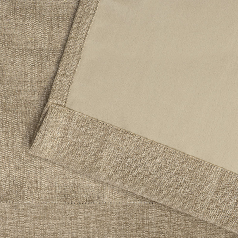 Champlain Room Darkening Curtain Pair, 52"W x 96"L, Natural