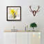 Daffodil Gestural Art - Framed Print-1661493316