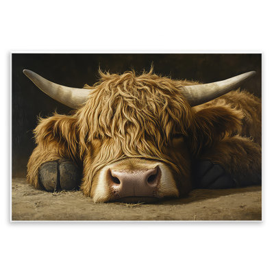 Plaque murale Sleeping Highland