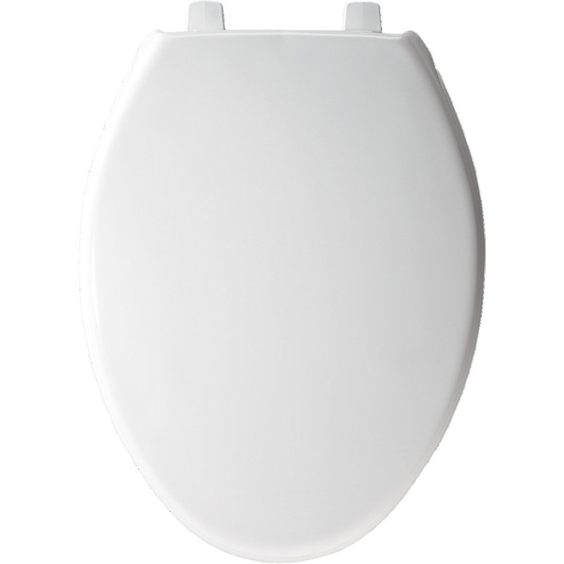 Siège de toilette allongé en plastique