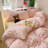 Cute Bowknot Pink And Blue Plaid Comforter Set Bowknot Polka Dot On White Pink Abstract Striped Comforter Set For Kids Girls Woman-116150738-116150737