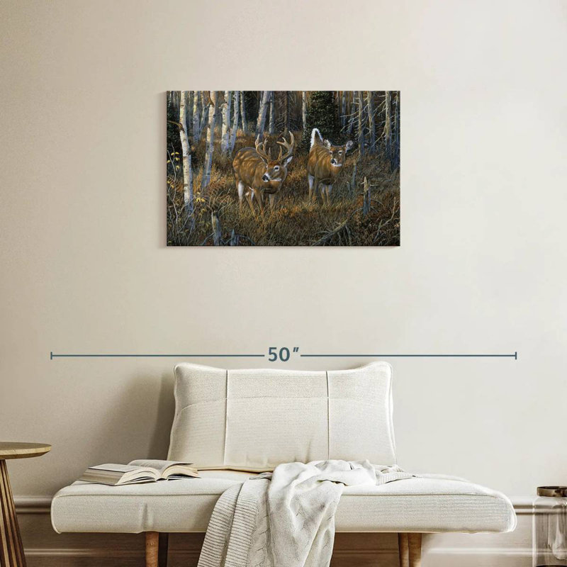 Brampt November Instinct - Deer, 20" H x 30" W