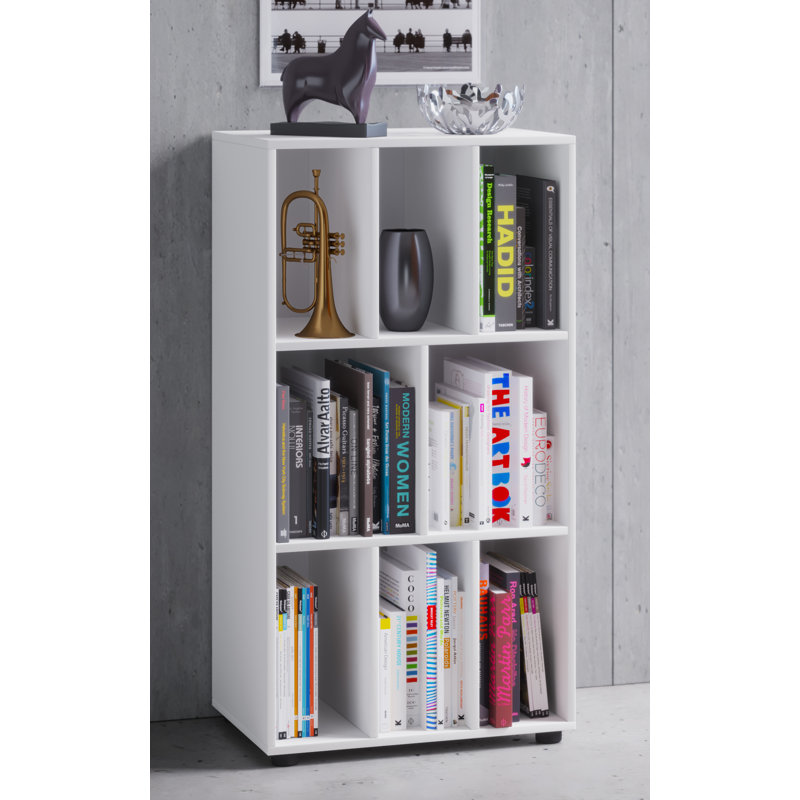 Urgeon 114cm H x 60cm W Cube Bookcase, White