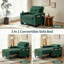 Fauteuil-lit escamotable 3-en-1 à lattes de 36,6 po Latitude USB Latitude Run-189654954