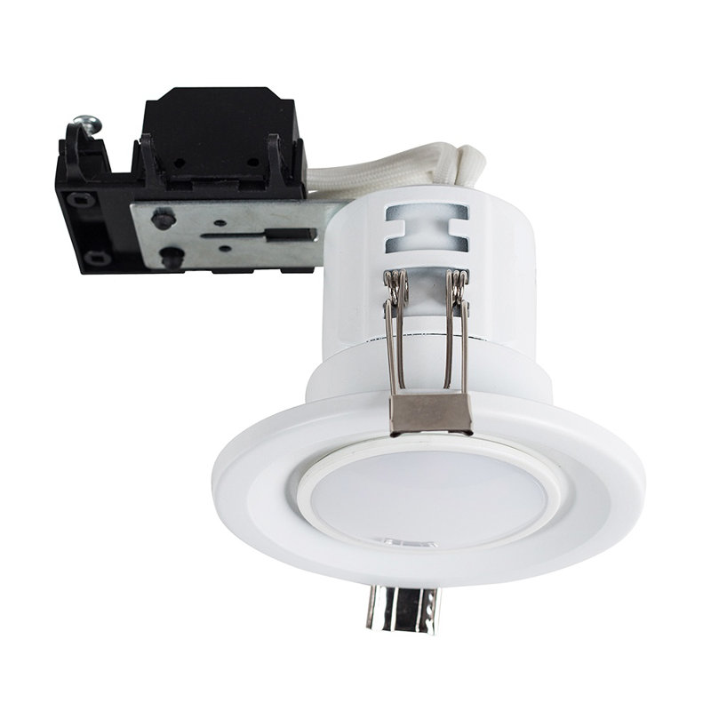 Pimentel 8cm Retrofit Downlight, Brushed Chrome, Cool White