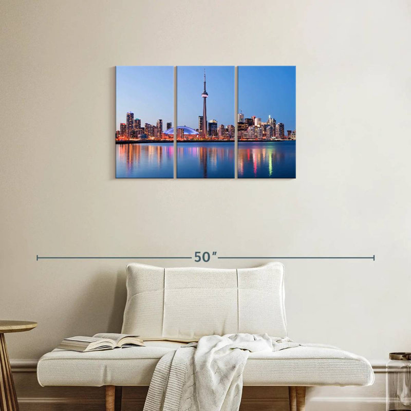 Rorry Toronto Skyline, 20" H x 33" W