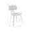 Decklen Mid-century Armless Dining Chair in Polyester Upholstery-390297503-390297502